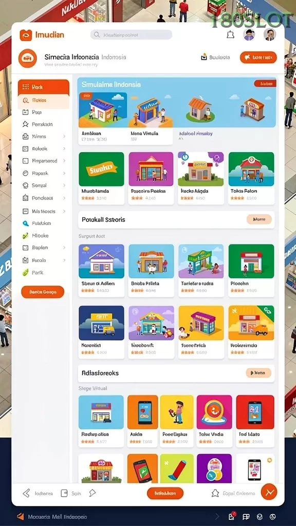 Cuplikan layar LANGIT777 — menu navigasi