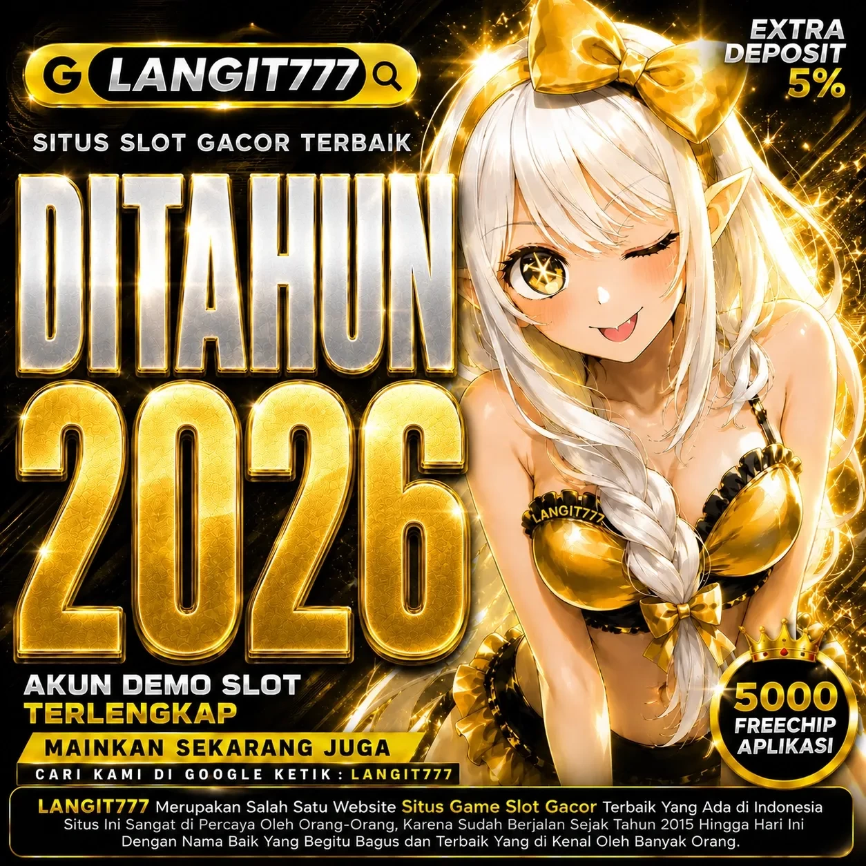 LANGIT777 — Logo Aplikasi